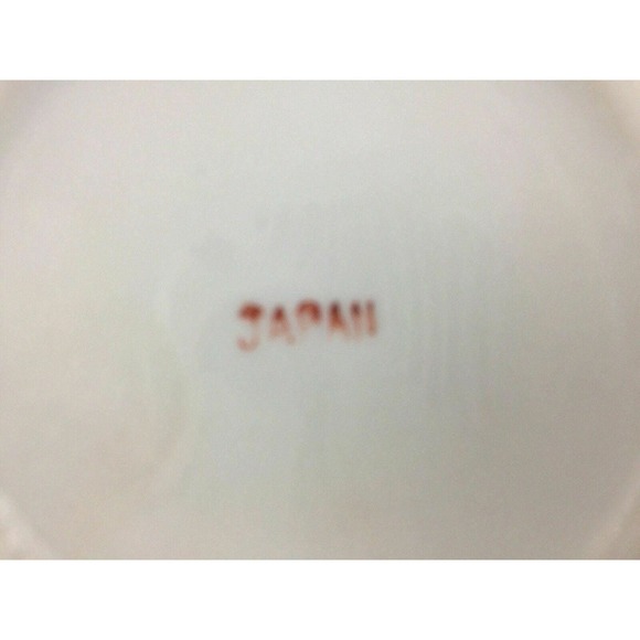 Dog Chasing Little Girl on Bicycle Colorful Bouquet of Flowers Japan Coffee Mug - Picture 4 of 7